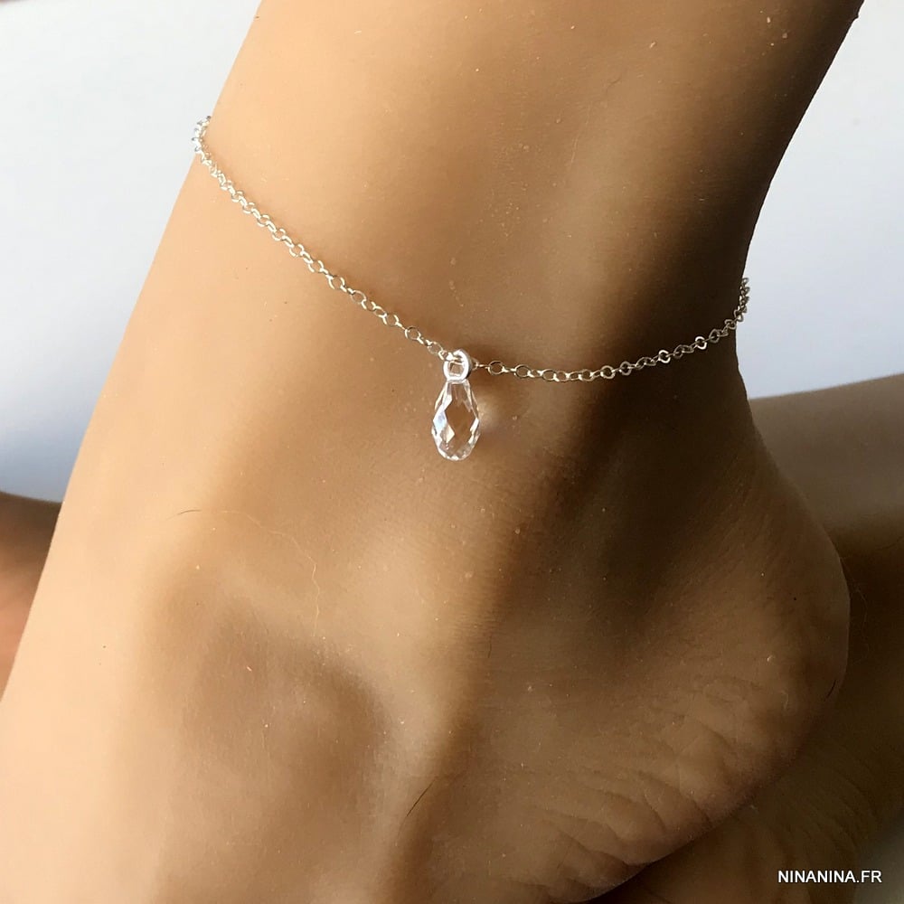 Chaine de Cheville Argent Femme Laurine - Simple Comme Bijou