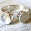 N6314 Bague pierre de lune argent 925 massif réglable - Bijoux Bagues pierres fines en ligne Ninanina