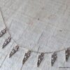 N6382f Collier ethnique femme argent 925 pendentifs triangle - Bijoux Colliers en ligne Ninanina