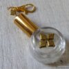 N6384m Vaporisateur de parfum de sac - atomiseur parfum verre et métal doré - Accessoires Atomiseurs en ligne Ninanina