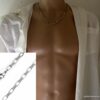N6394a Chaine homme acier inoxydable argenté maillons rectangle - Bijoux Chaines en ligne Ninanina
