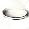 N6448a Bracelet cheville argent femme plaqué large et rigide - Bijoux Bracelets femmes en ligne Ninanina