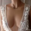 N6469i - Collier diamant noir femme chaine argent 925 - Bijoux Colliers en ligne Ninanina