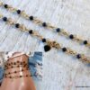 N6476a bracelet Saphir bleu or plaqué coeur - Bijou pierre de naissance septembre - Bijoux Saphir en ligne Ninanina