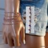N6492 Bracelet améthyste femme pierre de naissance février - Bijoux améthyste en ligne Ninanina