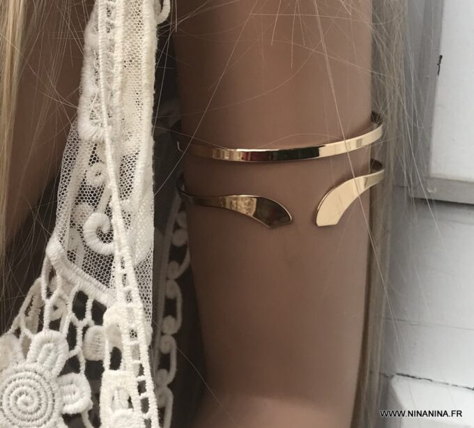 N6614 Bracelet bras doré - bracelet de bras égyptien - Bijoux Bracelets en ligne Ninanina