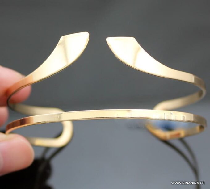 N6614c Bracelet bras doré - bracelet de bras égyptien - Bijoux Bracelets en ligne Ninanina