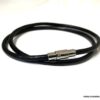 N6818 Bracelet double tour cuir femme ou homme fermoir aimanté - Bijoux Bracelets en ligne Ninanina