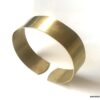 N7205e Bracelet de cheville large tribal laiton doré pour femme - Bijoux de pîed en ligne Ninanina