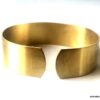 N7205f Bracelet de cheville large tribal laiton doré pour femme - Bijoux de pîed en ligne Ninanina