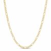 N7300a Chaine figaro Acier inoxydable doré homme 50 cm - Bijoux Colliers hommes en ligne Ninanina