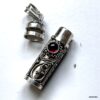 N7302a Bijou urne funeraire Pendentif Argent 925 Grenat rouge - Bijoux funéraires argent en ligne Ninanina