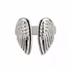 N7438 Bague aile d'ange Acier inoxydable argent ajustable - Bijoux Bague en ligne Ninanina