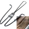 N794a Chainette de pied Acier inoxydable argent - bijou femme - Bijoux de pied en ligne Ninanina