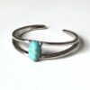 N8090h Bague de pied Acier inxoxydable et howlite turquoise - Bijoux Bagues en ligne Ninanina