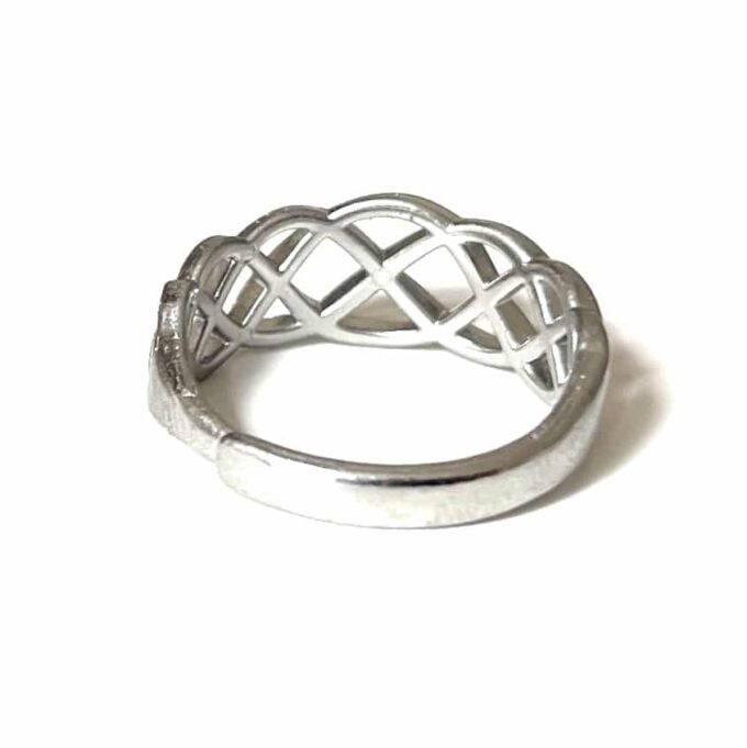 N8100b Bague de pied homme réglable acier inoxydable tressé - Bijoux Bagues Hommes en ligne Ninanina