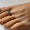 N8100e Bague de pied homme réglable acier inoxydable tressé - Bijoux Bagues Hommes en ligne Ninanina