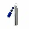 N8639E Bijou funéraire Pendentif Acier Inoxydable et Lapis Lazuli bleu naturel - Bijoux Colliers funéraires en ligne Ninanina