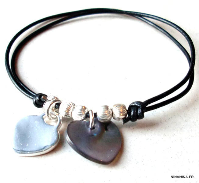N945_Bracelet_cordon_argent_925_et_nacre (2)
