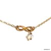 N6555i collier swarovski infini argent 925 plaqué or - Bijoux Colliers en ligne Ninanina
