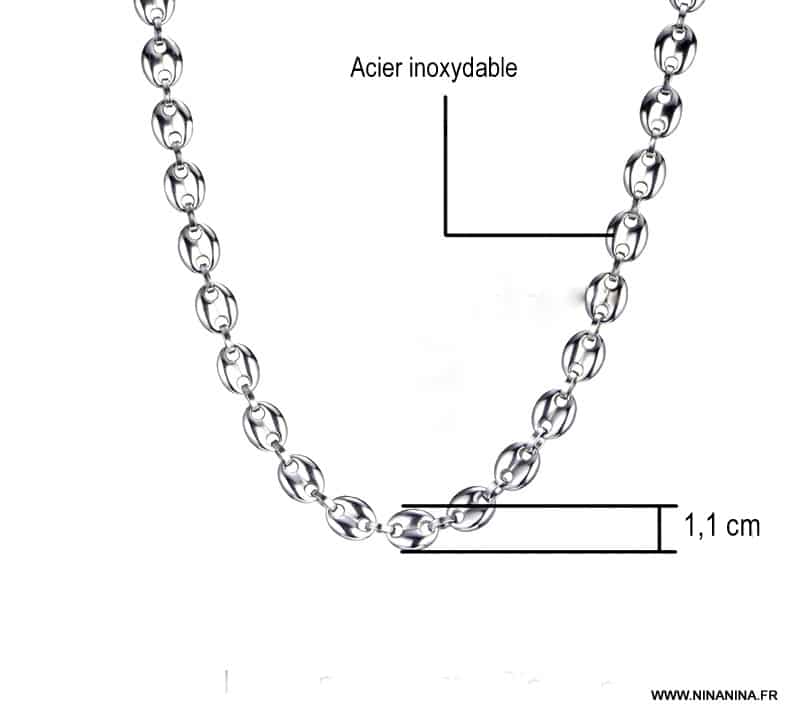 Coller bohème chc fat man en en matère naturelle (granes Coller bohème chc fat man en en matère naturelle (granes
