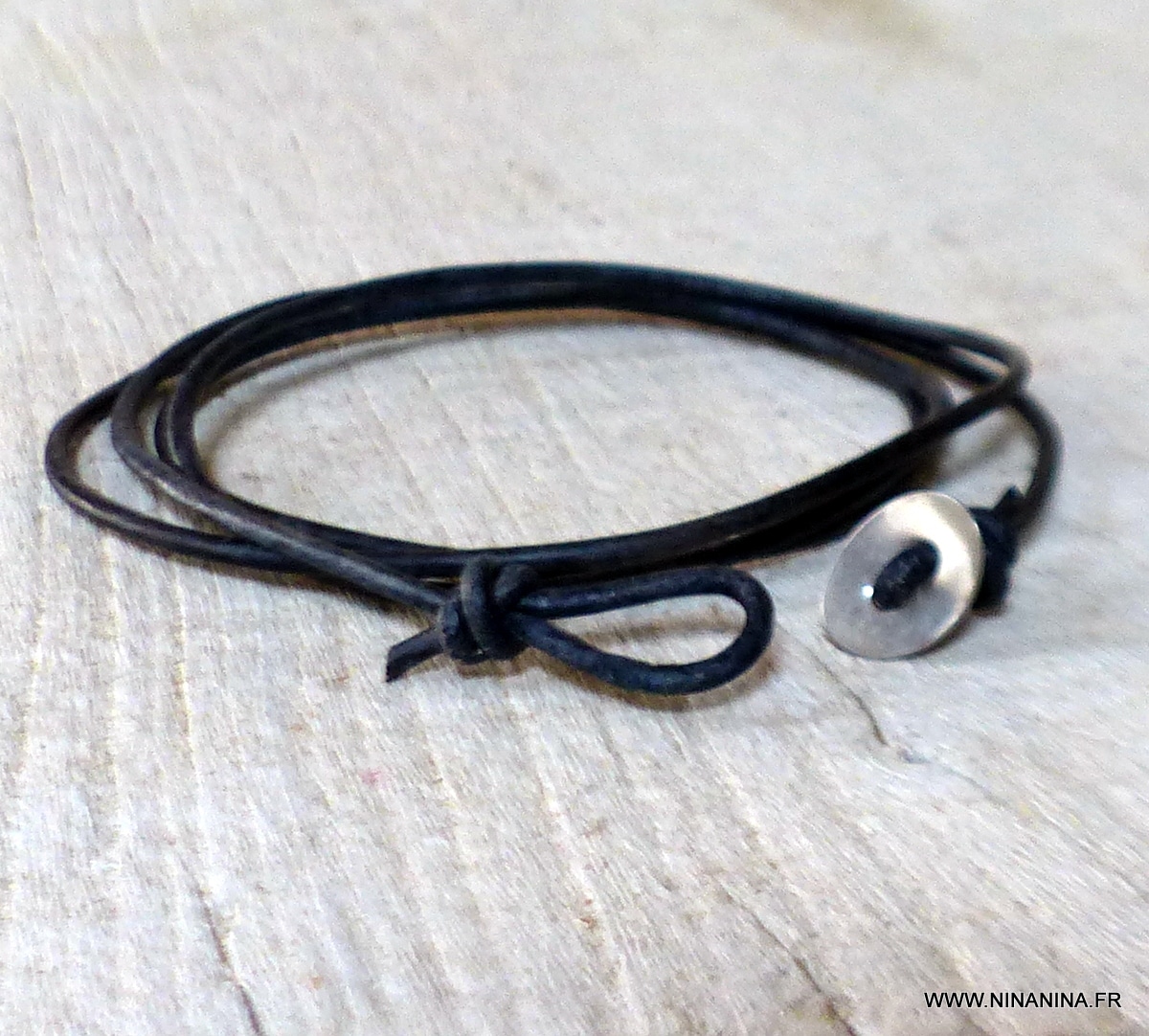 Mookaitedecor Bracelet Wrap Pierres Naturelles Multicouche - Protection Chakra Cuir Réglable