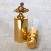 N6429c Mini flacon pulvérisateur rechargeable métal doré pour parfum - Accessoires Femme Ninanina