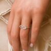 N6584 Bague infinity argent 925 massif avec signe infini pour femme - Bijoux Bagues femmes en ligne Ninanina