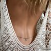 N6589j Chaine de taille acier inoxydable maille satellite pendentif étoile - Bijoux de corps en ligne Ninanina