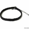 N6613f Bracelet de bras homme cuir marron tressé - Bijoux Bracelets en ligne Ninanina