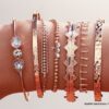N6699 Ensemble de bracelets femme dorés style boheme chic - Bijoux Bracelets en ligne Ninanina