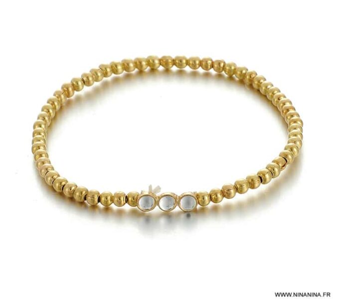 N6699e Ensemble de bracelets femme dorés style boheme chic - Bijoux Bracelets en ligne Ninanina