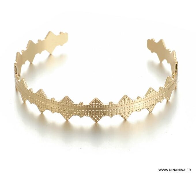 N6699f Ensemble de bracelets femme dorés style boheme chic - Bijoux Bracelets en ligne Ninanina