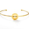 N6705 Bracelet jonc etoile Acier inoxydable doré boheme chic - Bijoux Bracelets en ligne Ninanina