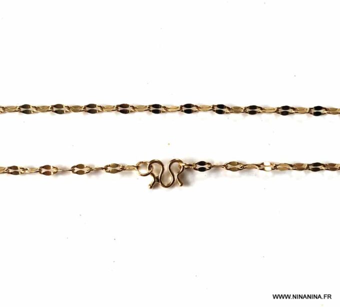 N6727a Chaine de taille pour femme Acier inoxydable doré plaqué or - Bijoux Chaines en ligne Ninanina