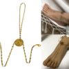 N6730e Bracelet de pied femme doré Acier inoxydable or plaqué - Bijoux Bracelets en ligne Ninanina