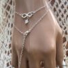 N6756h collier ras de cou infini femme argent 925 - Bijoux Colliers en ligne Ninanina