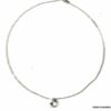 N6789c Ras de cou Swarovski pendentif goutte et Argent 925 pour femme - Bijoux Colliers en ligne Ninanina