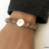 N6810f Bracelet œil st lucie homme porte bonheur perles bois - Bijoux Bracelets en ligne Ninanina