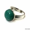 N6827 Bague turquoise femme argent 925 massif réglable - Bijoux Bagues en ligne Ninanina