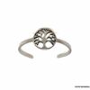 N6832 Bague pied ou phalange arbre de vie Acier inoxydable argent - Bijoux Bagues en ligne Ninanina