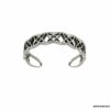 N6833 Bague orteil acier inoxydable argent style tribal - Bijoux bagues en ligne Ninanina