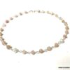 N6879c Chaine de cheville argent rose opale naturelle femme - Bijoux Chaines en ligne Ninanina