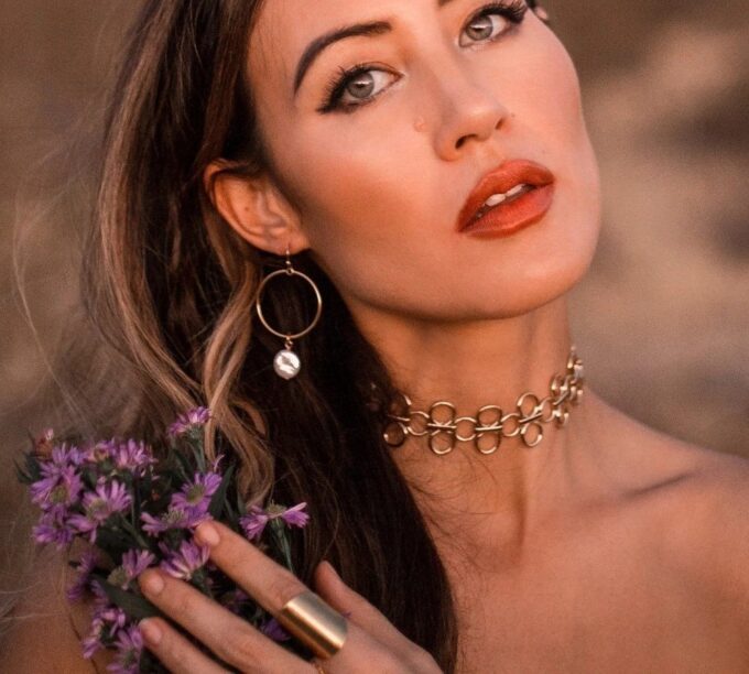 N6887b Collier ras de cou large femme - torque or ou argent - Bijoux Colliers en ligne Ninanina