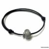 N6908d Bracelet homme Labradorite cordon cuir reglable - Bijoux Bracelets en ligne Ninanina