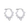 N6629b Mini créoles dorées boheme chic argent 925 plaqué or - Bijoux Boucles d oreilles en ligne Ninanina