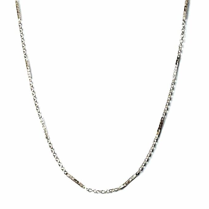 N6966 chaine argent 925 femme maille fantaisie - Bijoux Chaines en ligne Ninanina