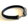 N6974d Bracelet de cheville tressé en cuir noir pour homme - Bijoux de pieds en ligne Ninanina