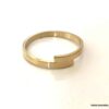 N6986a Bague réglable plaqué or minimaliste femme sur acier - Bijoux Bagues en ligne Ninanina
