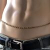 N7016d Chaine taille homme maille fantaisie acier inoxydable argent - Bijoux Chaines en ligne Ninanina